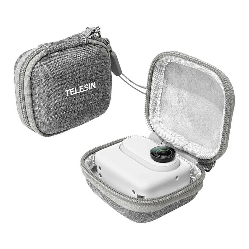 Bolsa mini para câmara Telesin IS-HCC-001 para Insta360 GO 3 — capa de proteção compacta e leve