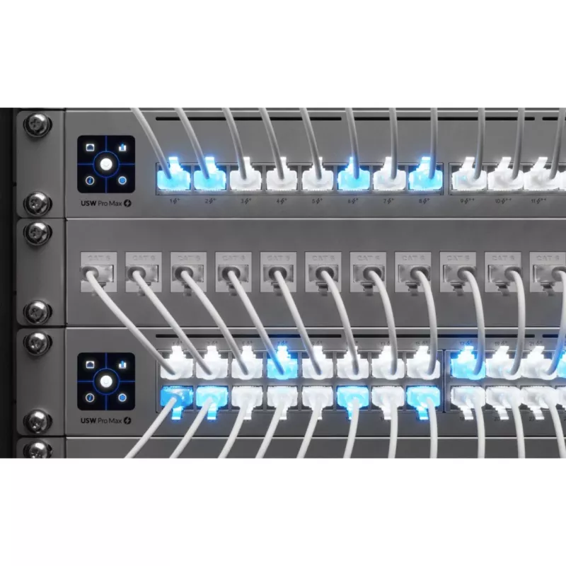Cabo de rede patch UBIQUITI UACC-Cable-Patch-EL Cat6 RJ-45 2.5GbE PoE++ 0,15 m branco translúcido (24 unid.)