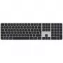 Teclado Apple Magic universal USB + Bluetooth QWERTY sueco preto