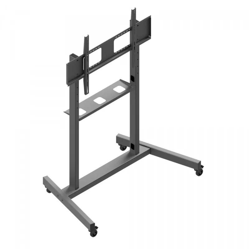 Suporte móvel para monitor EDBAK TR19 para ecrãs até 130 kg, prateleira 1000×600 mm