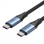 Cabo Vention USB 2.0 5A 240W 1 m PRETO USB-C para C
