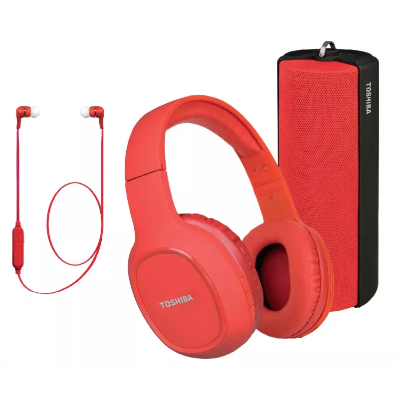 Auscultadores Toshiba Wireless Audio Triple Pack HSP-3P19 Branco