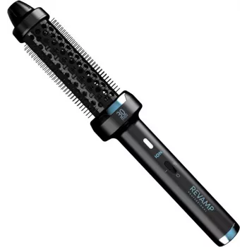 Escova térmica Revamp BR-1300A-EU Ceramic Ionic 30mm – escova de styling aquecida para o cabelo