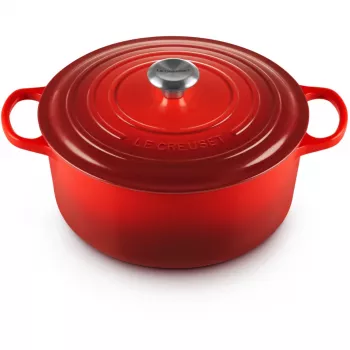 Le Creuset Signature 6,7 L redonda vermelho