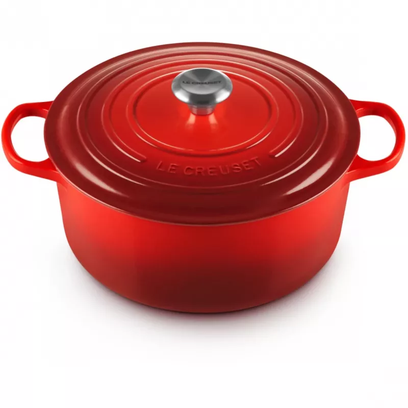Le Creuset Signature 6,7 L redonda vermelho