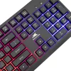 Teclado US Baracuda Starfish preto Modelo STARFISH — formato compacto, layout US