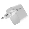 Carregador para dispositivos móveis NATEC NUC-2144 universal, branco, CA, carregamento rápido, interior