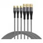 Conjunto de cabos USB-A para USB-C EFB Elektronik 60W QC 3A 3x2m - Digital/Dados (USB-AC-00008)