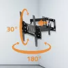 Suporte de TV MANTA P60 para televisores 26–65 polegadas, compatível com VESA, inclinável e orientável
