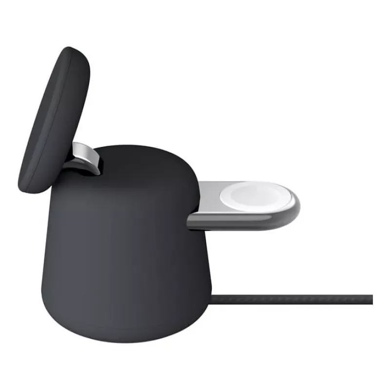 Carregador sem fios Belkin WIZ027VFH36 2-em-1 magnético Qi2 15W para iPhone e Apple Watch
