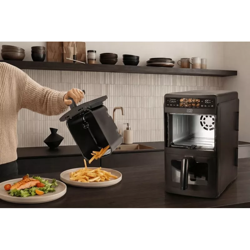 Fritadeira de ar quente vertical de cesto duplo PROMIS FRP1560