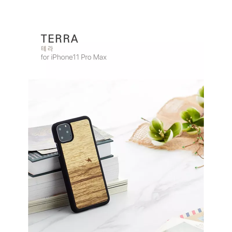Capa para smartphone man and wood para iPhone 11 Pro Max — terra preto