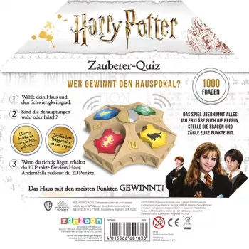 Harry Potter Zauberer-Quiz, jogo de quiz