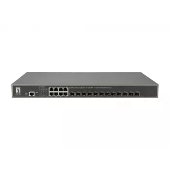 LevelOne GTL-2091 Managed L3 Gigabit Ethernet (10/100/1000) cinzento