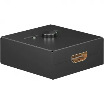 Comutador HDMI Goobay 58485 1 entrada 1 saída 52mm x 49.5mm x 22.5mm