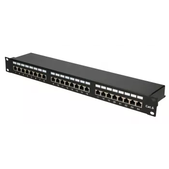 Extralink CAT6 STP V2 | patch panel | 24 portas