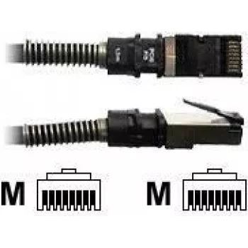 Cabo de rede PatchSee preto Cat6a 12,2 m