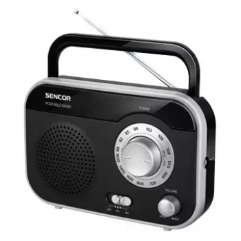 Rádio SENCOR SRD 210 BS, preto/prateado