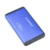Gembird EE2-U3S-2-B caixa para disco rígido caixa HDD azul 2.5 (EE2-U3S-2-B)