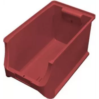 Caixa de arrumação allit ProfiPlus 4H 205x200x355 mm vermelha – organizador de peças pequenas em plástico empilhável