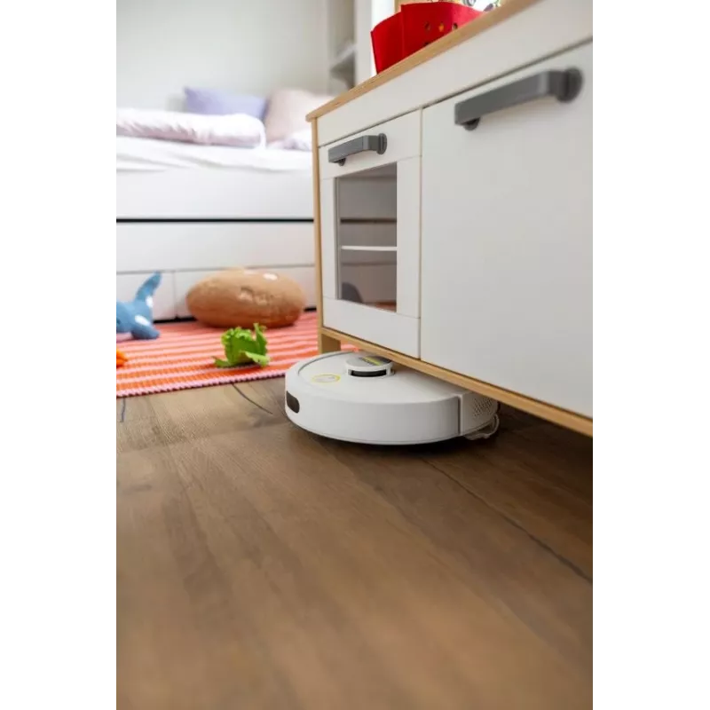 Robô aspirador KÄRCHER RVC 3 Comfort branco com estação de carregamento