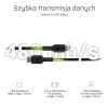 Green Cell PowerStream KABGC07 cabo USB-C para Lightning, 1 m, PD, Apple MFi, preto