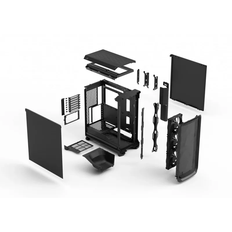Caixa de PC Fractal Design Meshify 3 preto sólido ATX