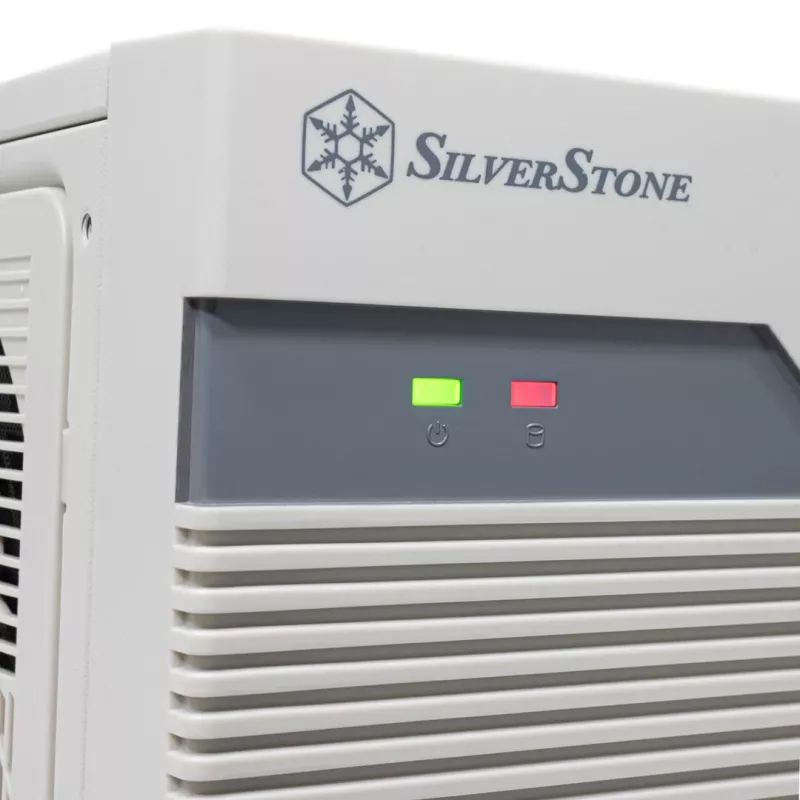 Caixa de computador Silverstone SST-FLP01W HTPC Branco