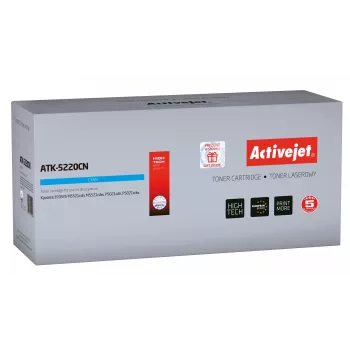 Toner Activejet ATK-5220CN (substituto do Kyocera TK-5220C; Supreme; 1200 páginas; ciano)