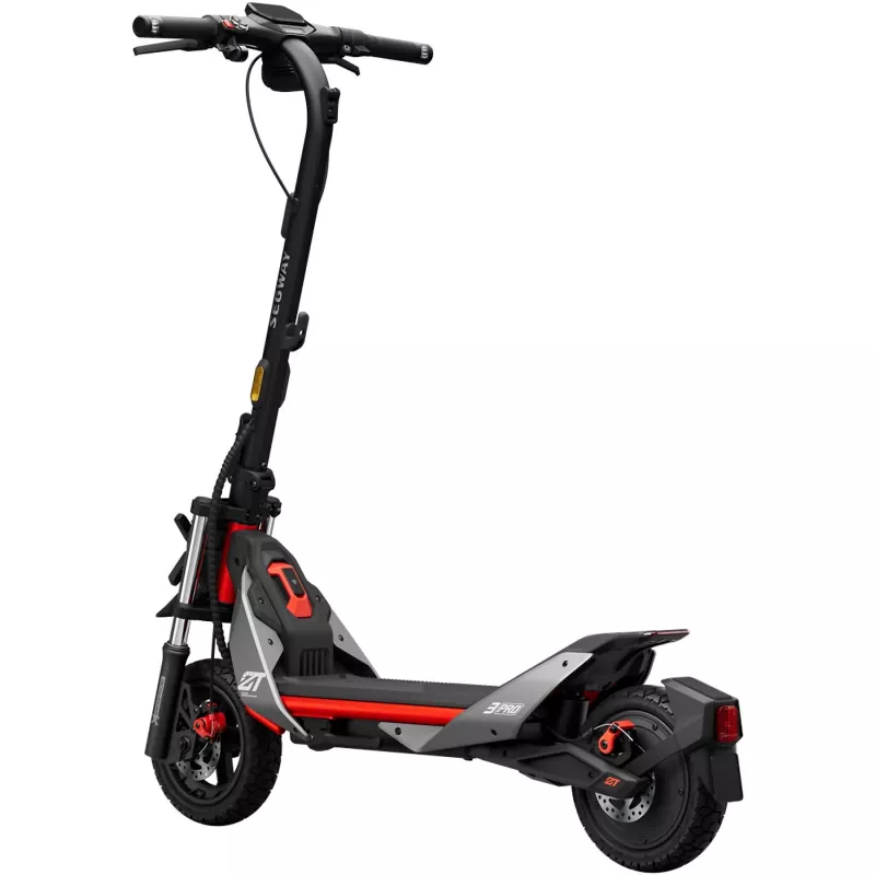 Trotinete elétrica dobrável SEGWAY-NINEBOT ZT3 Pro E - cinzento e preto