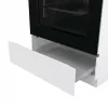 Fogão a gás independente Gorenje GG6A10WFFM, branco, placa de 4 bicos, forno a gás de 72 L, botões frontais