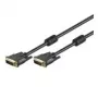 Cabo DVI-D FullHD Wentronic Goobay, Dual-Link, preto, 10 m – ficha DVI-D, Dual-Link (24+1 pinos) macho > ficha DVI-D, Dual-Link (24+1 pinos) macho (93109)