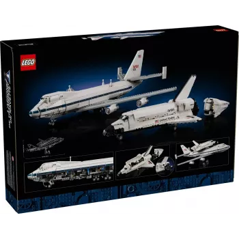 Conjunto de construção LEGO Icons Shuttle Aircraft 10360 – 2417 peças, modelo de exposição 270 × 535 × 630 mm