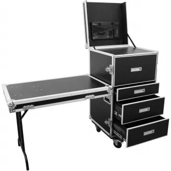 Case com gavetas Roadinger WDS-1 com rodas — solução universal de transporte e armazenamento