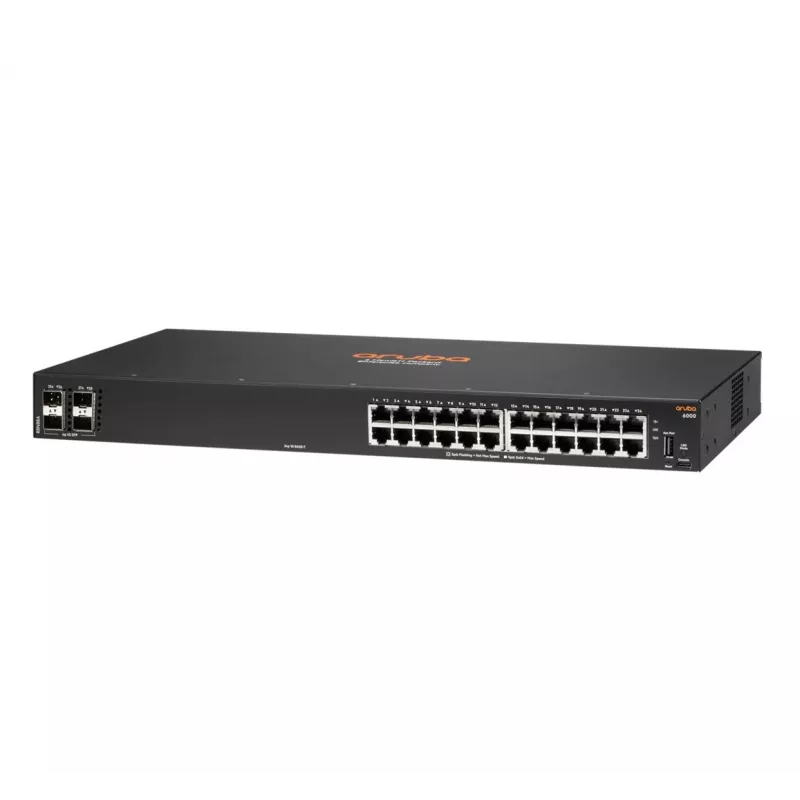 Switch gerido HPE Aruba Networking 6000 24G 4SFP