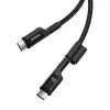 Cabo de carregamento rápido USB-C para USB-C Baseus Fish-Eye 1 m 100 W preto