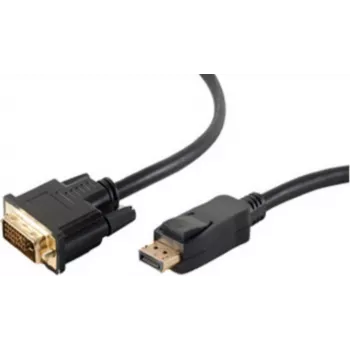 Adaptador de cabo de vídeo ShiverPeaks BS77493-1 3m DisplayPort DVI preto