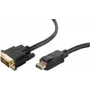 Adaptador de cabo de vídeo ShiverPeaks BS77493-1 3m DisplayPort DVI preto