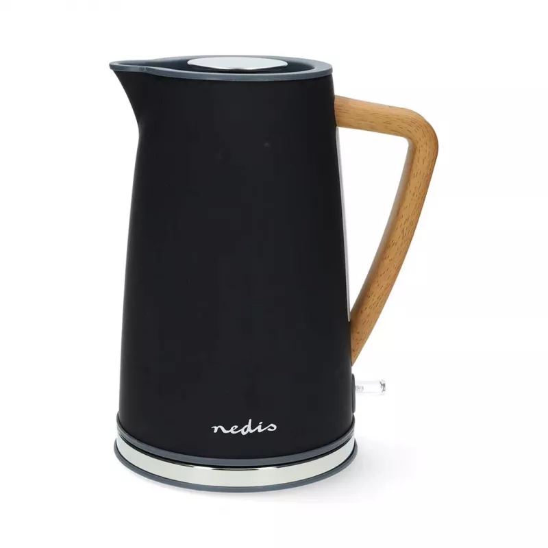 Chaleira elétrica Nedis KAWK510EBK 1,7 L 2200 W preto