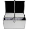 Caixa MediaRange BOX75 para 200 discos prateado