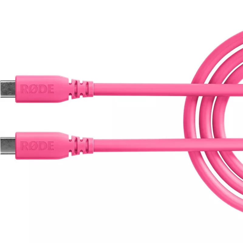 Cabo Rode SC27-P USB-C para USB-C USB 3.2 Gen1, rosa