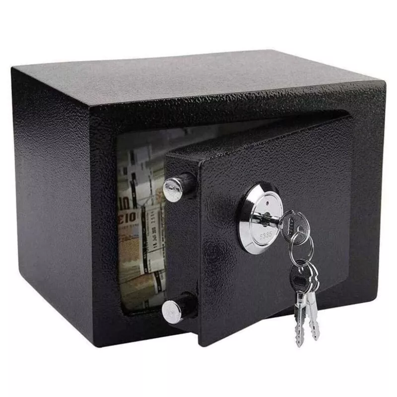 Extralink Home | Home Safe | Escritório, cofre para chaves, cofre de segurança, preto, S-404