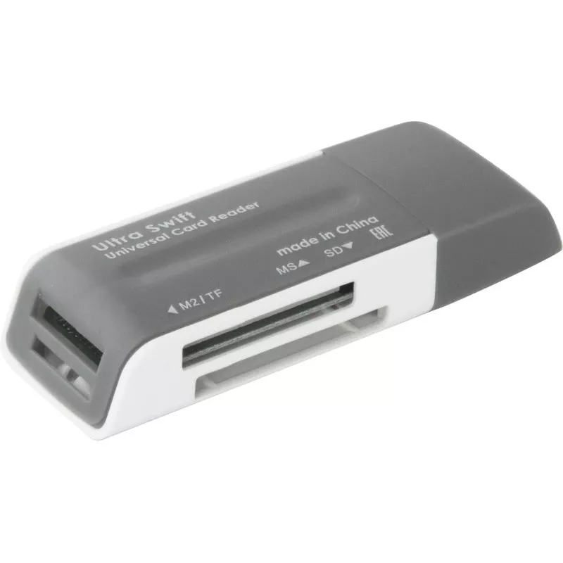 Leitor de cartões DEFENDER ULTRA SWIFT USB 2.0 modelo 83260 – compatível com cartões SD e microSD