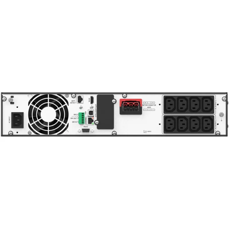 UPS Rack PowerWalker VFI 1500 LICR IOT PF1 on-line 1500 VA, 8× IEC C13, USB-B, RS-232, LCD, 2U