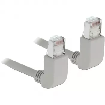Cabo de rede DeLOCK 83513 RJ-45 Cat6a 0,5 m cinzento