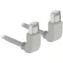 Cabo de rede DeLOCK 83513 RJ-45 Cat6a 0,5 m cinzento