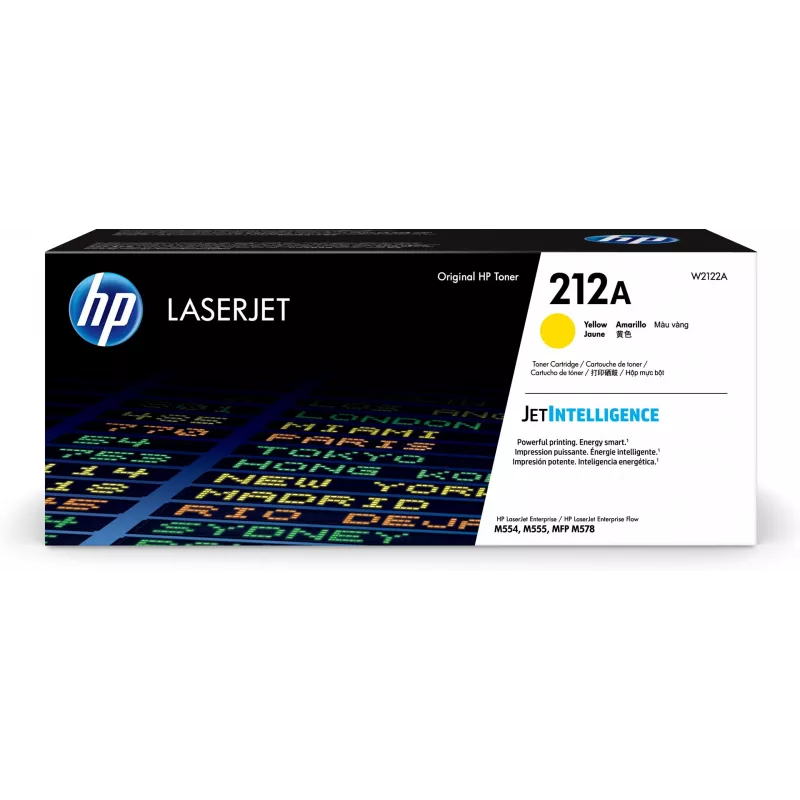 Toner HP 212A amarelo original LaserJet