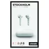 Headset URBANISTA Stockholm — headset Bluetooth in-ear sem fios para chamadas e música, alcance 10 m, branco