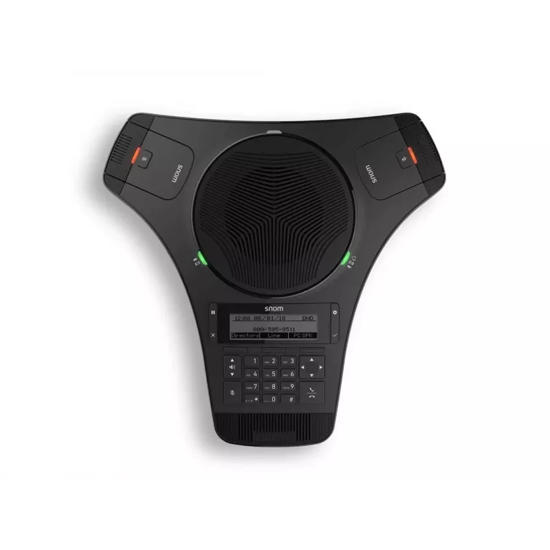snom C520-WiMi - Telefone de conferência VoIP - com interface Bluetooth - DECT - função de chamada tripla - SIP - 3 linhas - preto (4356)