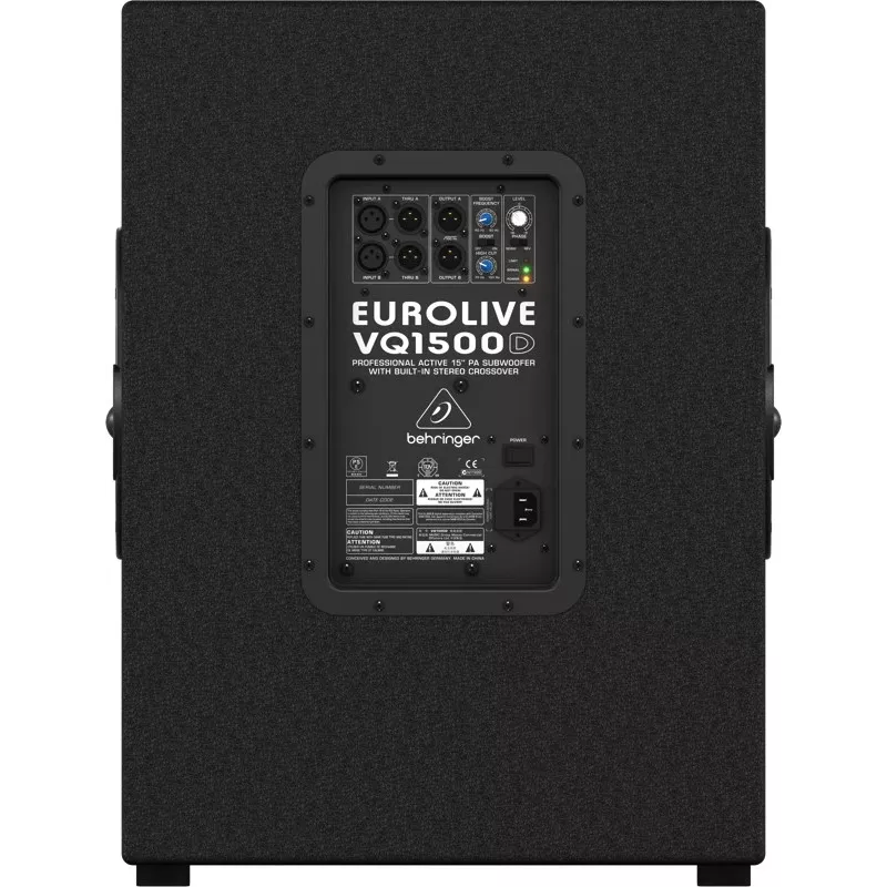 Behringer Eurolive VQ1500D preto 500 W